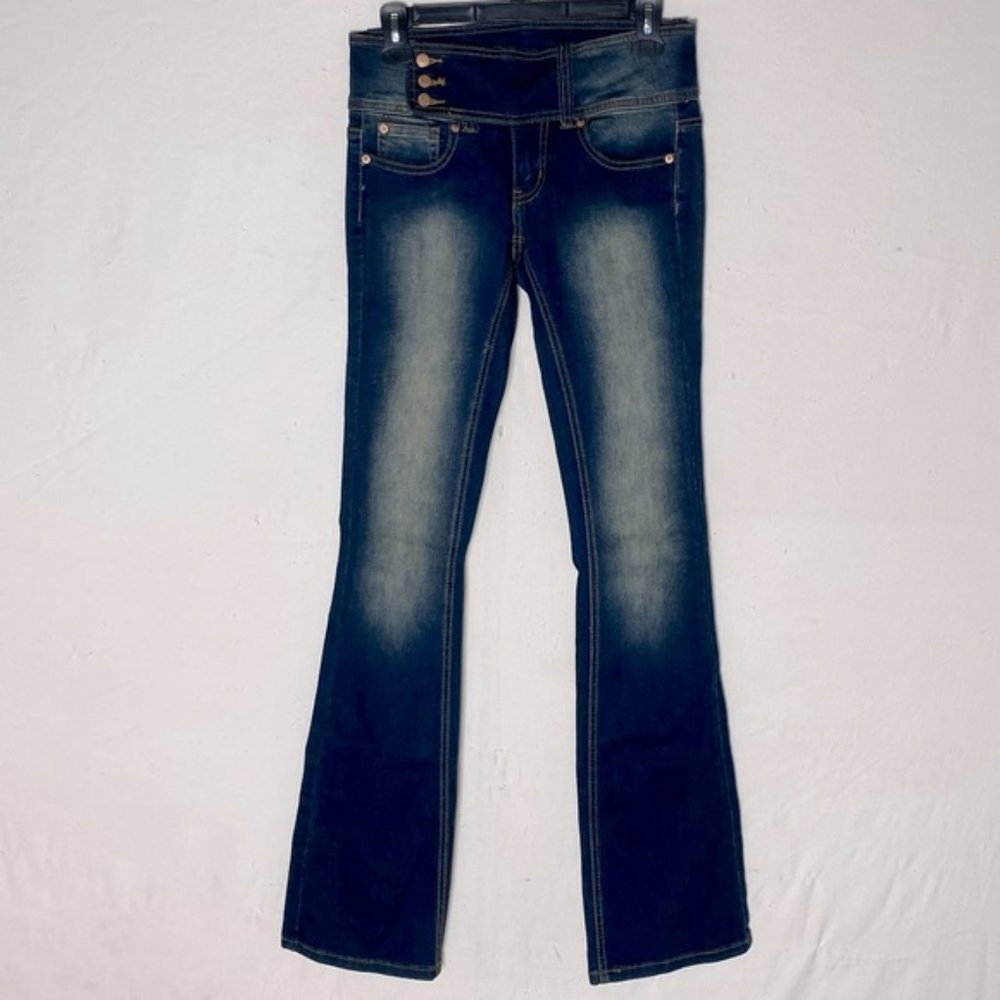 Vintage Y2K BDG Dark Wash Boot Cut Low Rise Jeans 25
